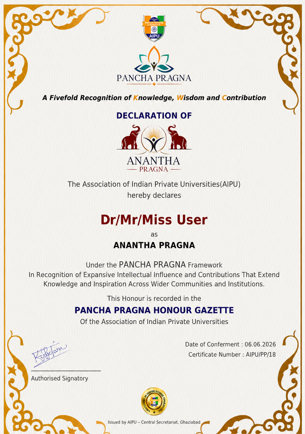 Certificate Image