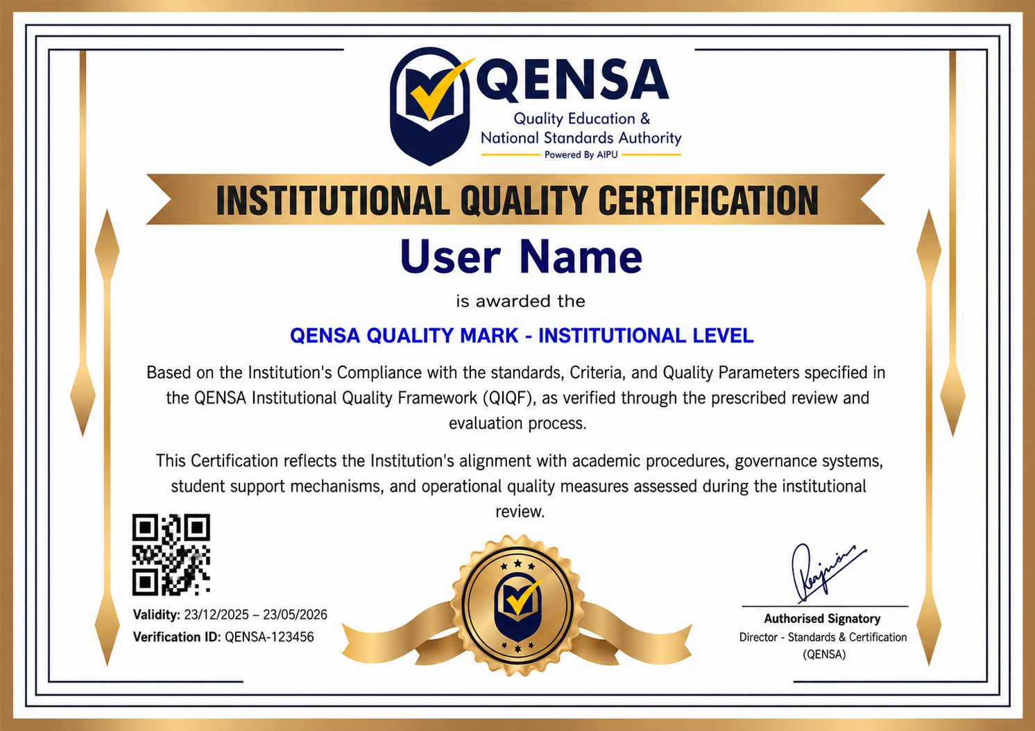 Certificate Image
